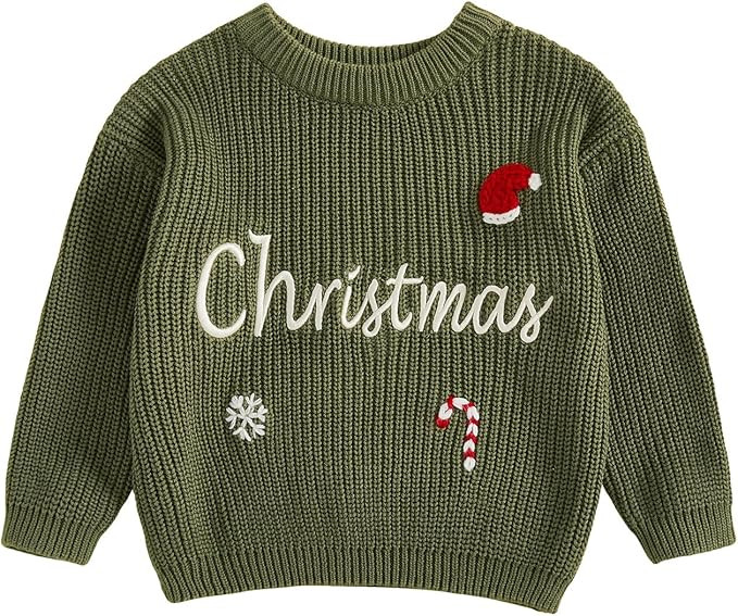 MAYUMMPY Toddler Baby Boy Girl Halloween Sweater Pumpkin Warm Pullover Sweatshirt Knitwear Knitte... | Amazon (US)