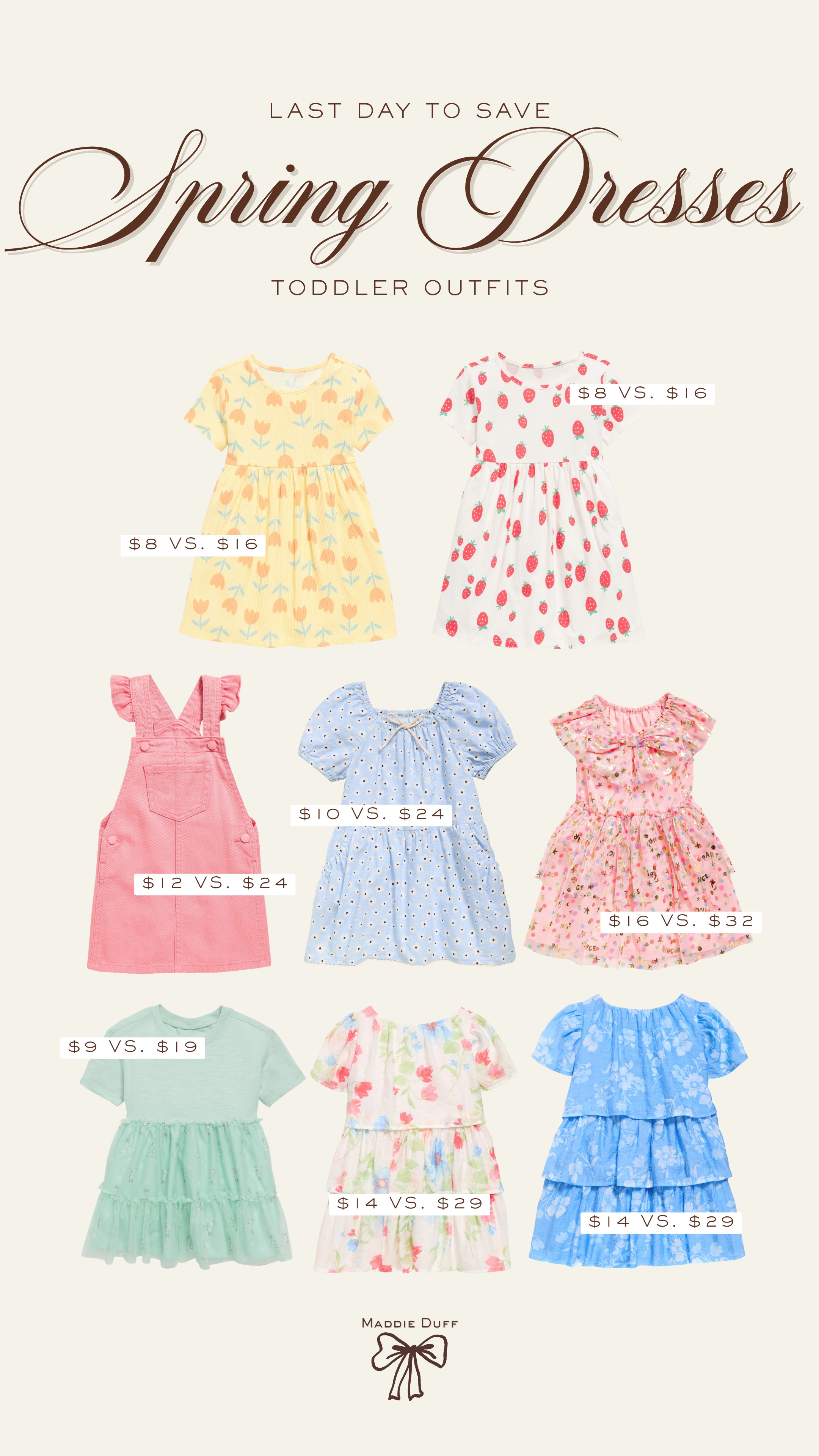 Toddler spring dresses on sale! Last day to save!

toddler outfits, easter dresses for kids, kids outfits 

 #LTKSeasonal #LTKSaleAlert #LTKKids