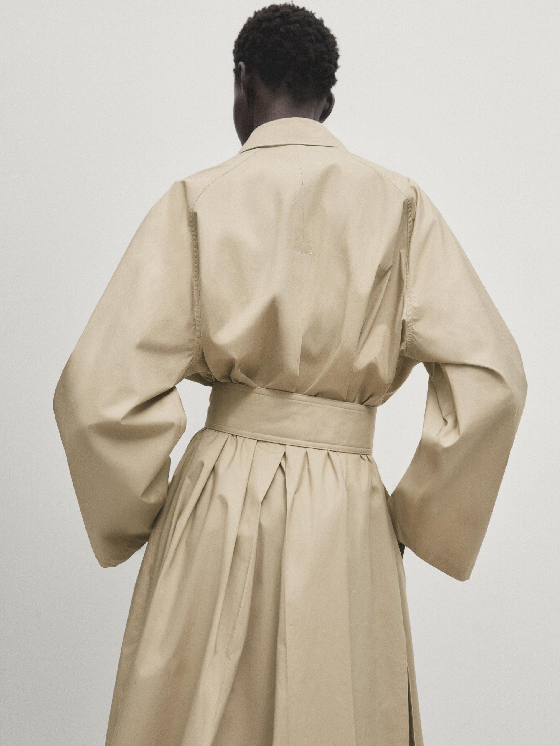 Trench coat with vents | Massimo Dutti US