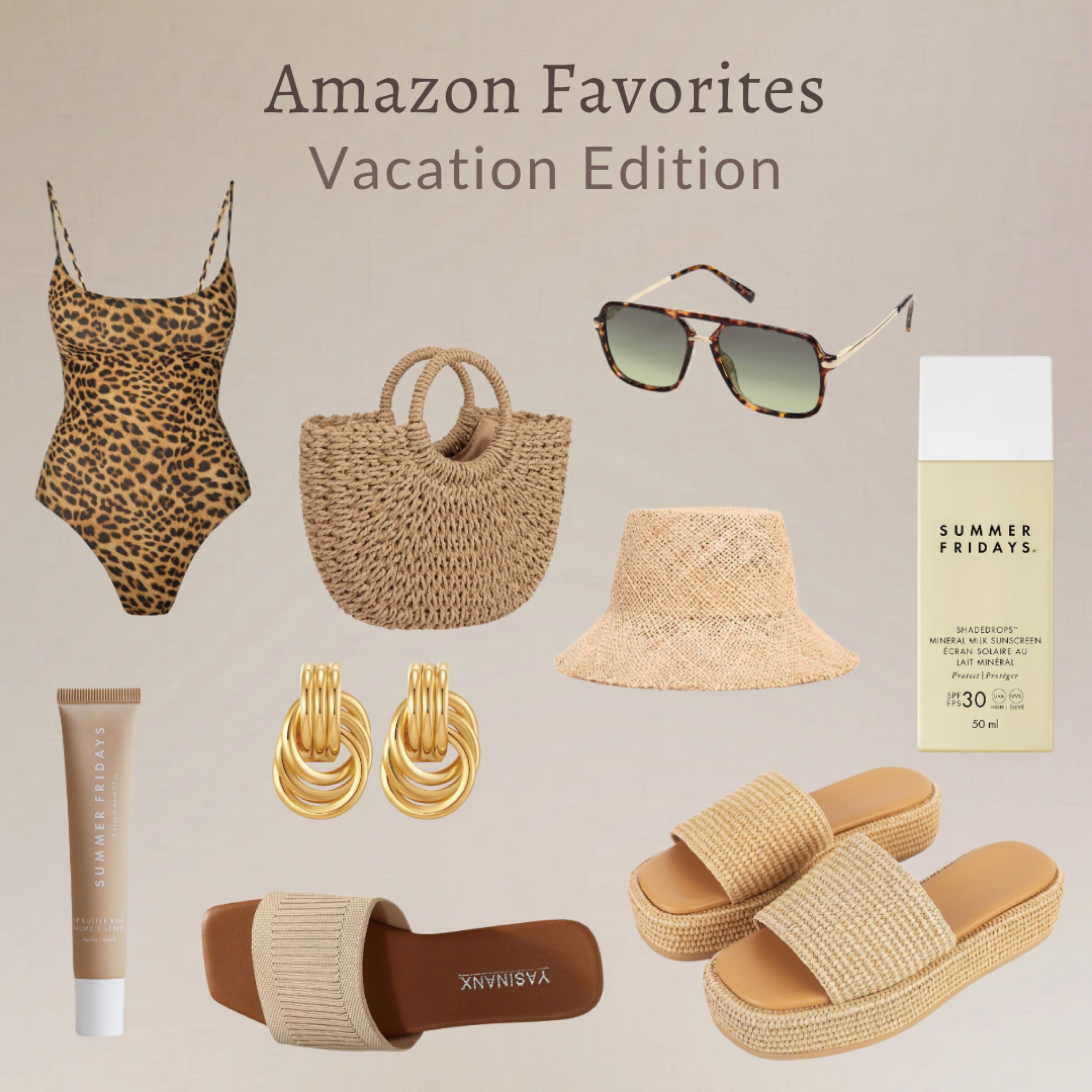 Amazon Vacation Favorites 🤎

#LTKSwim #LTKTravel #LTKU