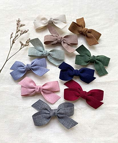 Baby Girls Hair Bows Clips Barrettes, Boutiques Fully Lined Alligator Clips Hair Accessories for Inf | Amazon (US)