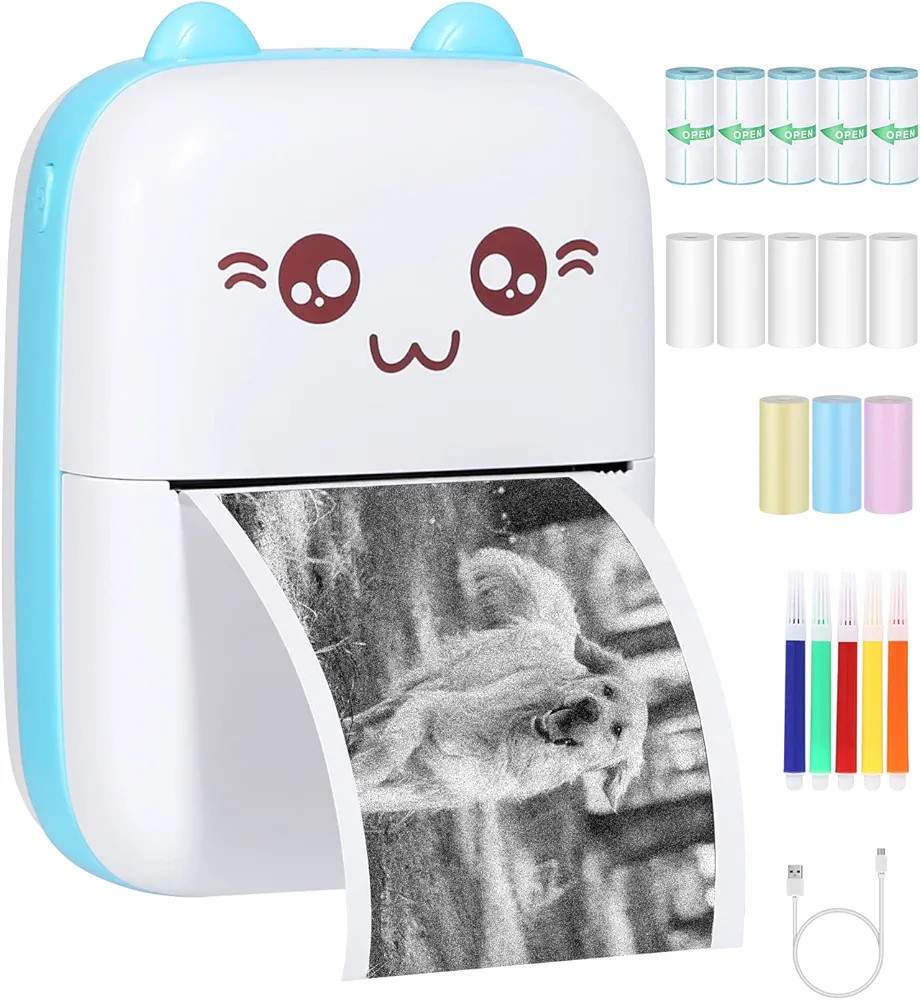 heuchaey Mini Impresora Termica Fotográficas para Movil Bluetooth Impresora Portatil Imagen Foto... | Amazon (ES)