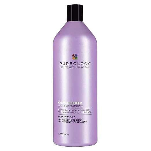 Pureology Hydrate Sheer Nourishing Conditioner - Lightweight Hydrating Shampoo For Fine or Dry Co... | Amazon (US)