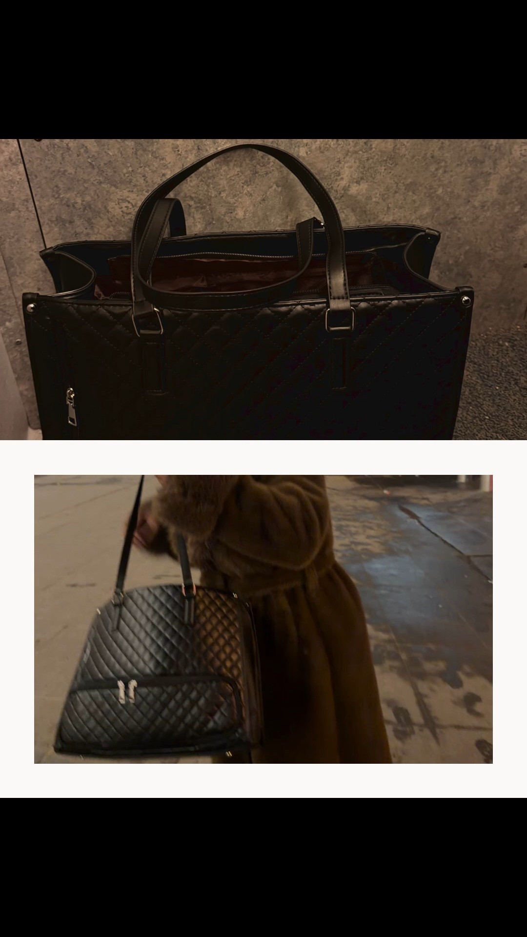 my “this can fit all your essentials” kinda bag 🖤🧳

#LTKcanada #LTKstyletip #LTKdatenight