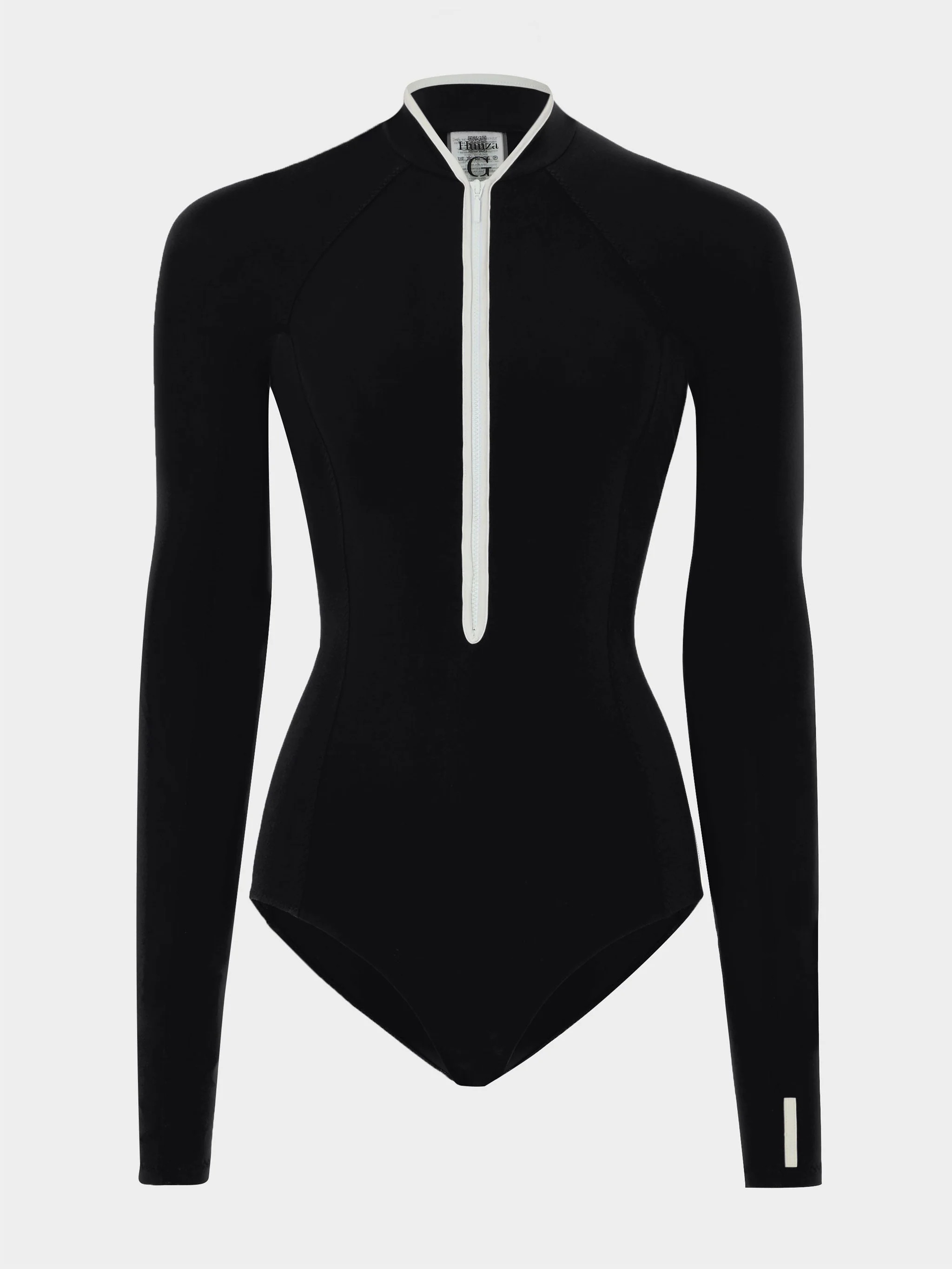 Tyra UPF 50+ Swim - Black/White | HUNZA G