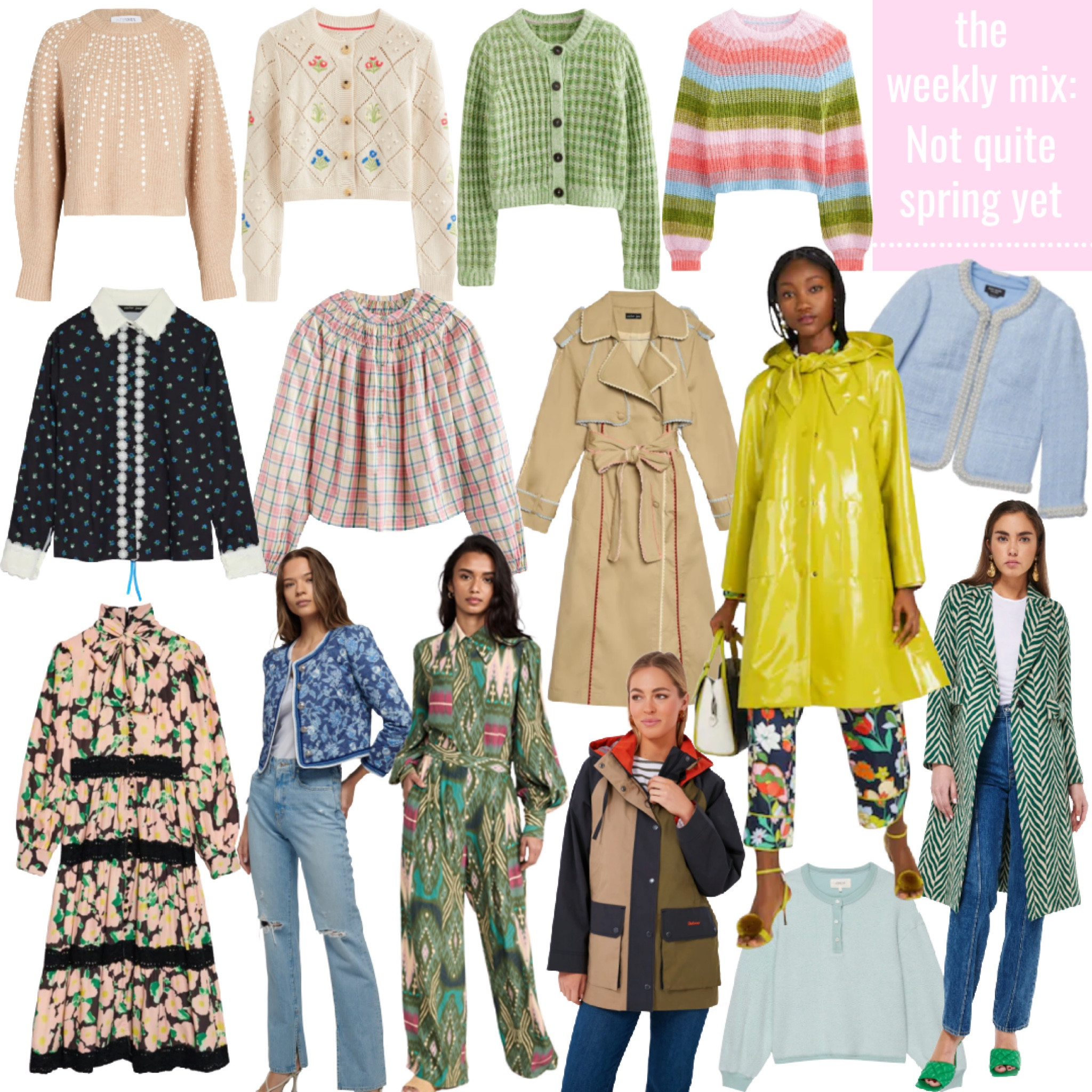 The Weekly Mix: Not quite spring yet! We are being teased with a few warm days here and there, but we know there is still winter left to be had! These looks brighten up even the coldest day. 

#LTKFind #LTKSeasonal #LTKstyletip