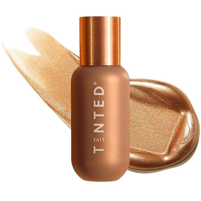 Live Tinted Hueglow Liquid Highlighter Drops in Dusk, Bronze Color: Serum-infused Highlighter for... | Amazon (US)