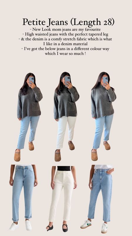 my favourite jeans are from new look , the tori style fit me so well and so do the hannah style as they are high waisted. I wear length 28 and size 10 

#LTKfindsunder50 #LTKstyletip #LTKsalealert