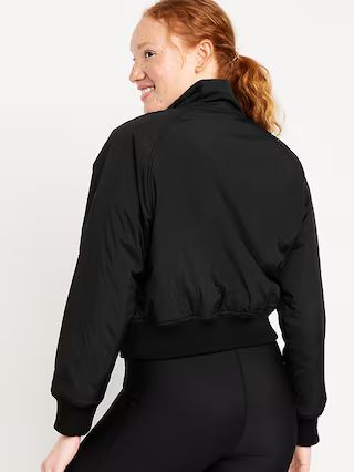 Water-Resistant Nylon Performance Zip Jacket for Women | Old Navy (US)