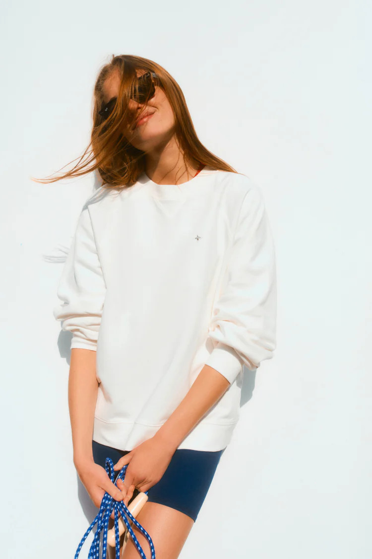 White Katarina Crewneck | Tuckernuck (US)