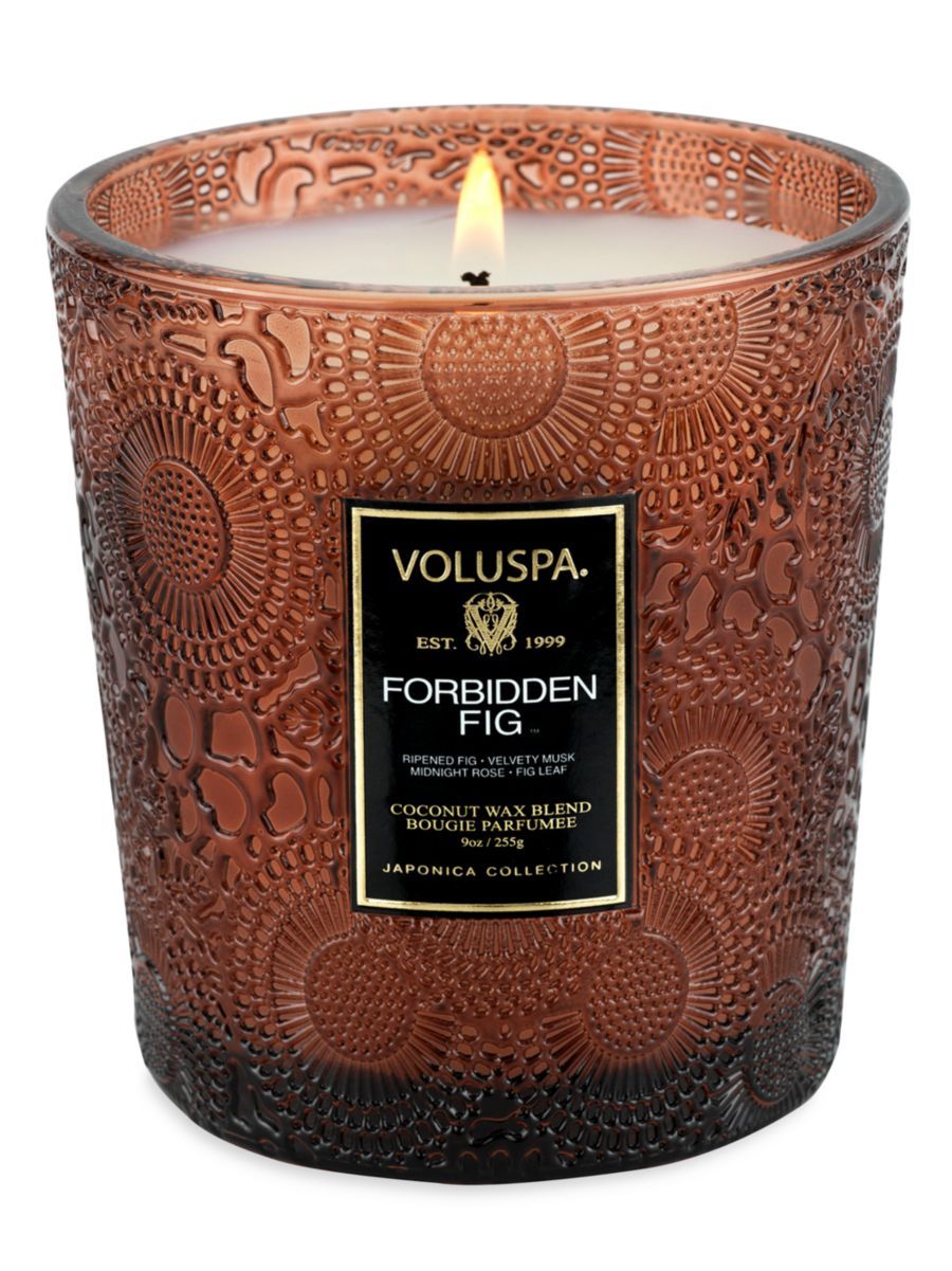 Voluspa Forbidden Fig Boxed Classic Candle | Saks Fifth Avenue