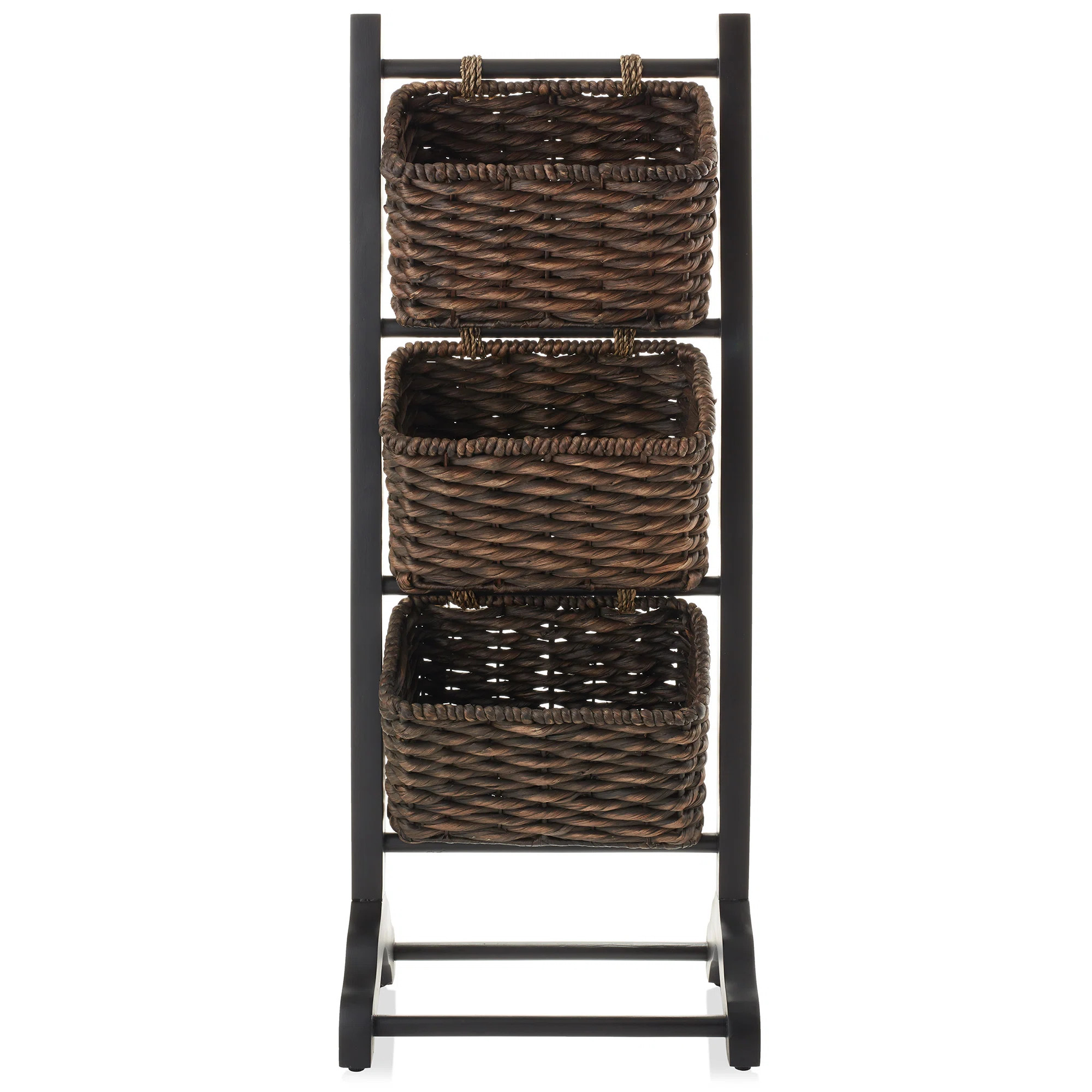 3-Tier Floor Stand with Storage Basket Bins | Wayfair North America