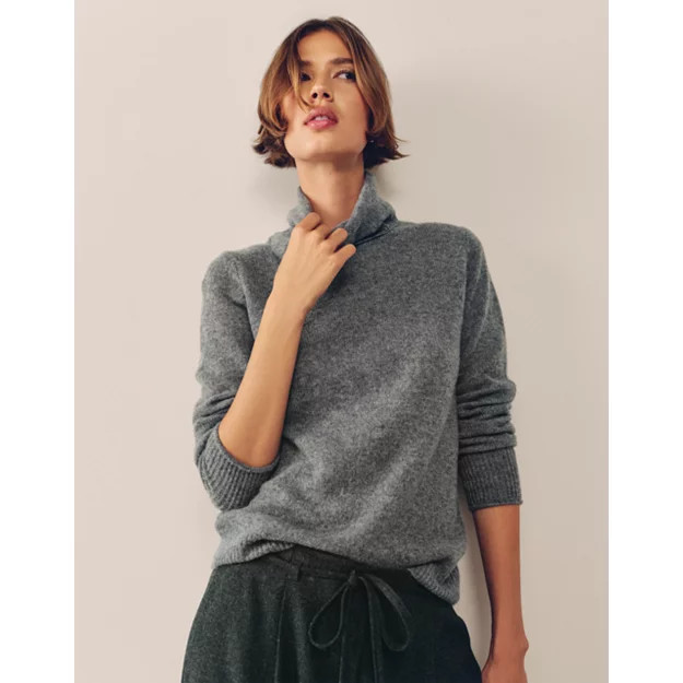 Layering Cashmere Funnel Neck Jumper | The White Company UK & ROW