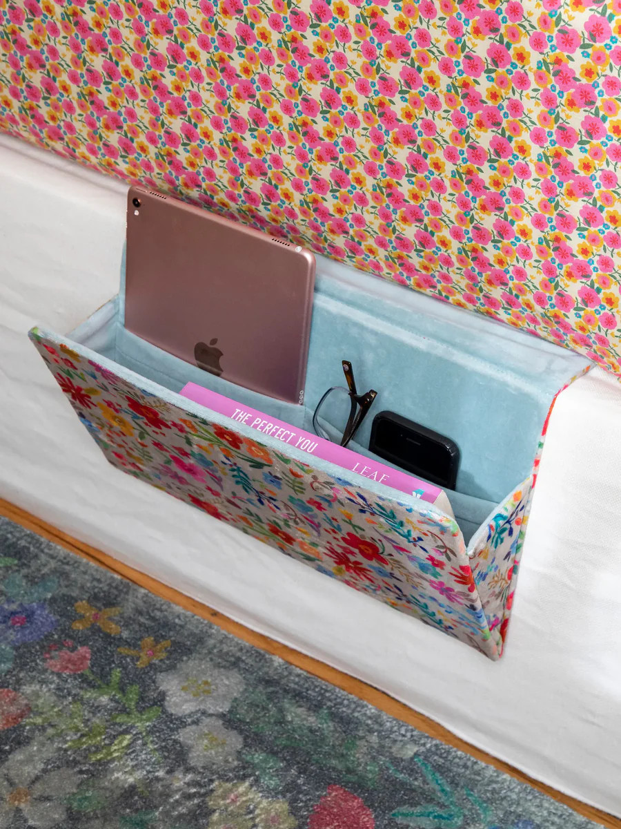 Bedside Caddy Organizer - Floral | Natural Life