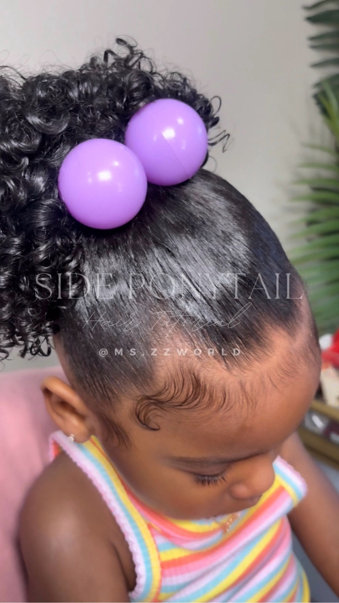 Side ponytail tutorial using just for me products 

#LTKBeauty #LTKmomlife #LTKBaby