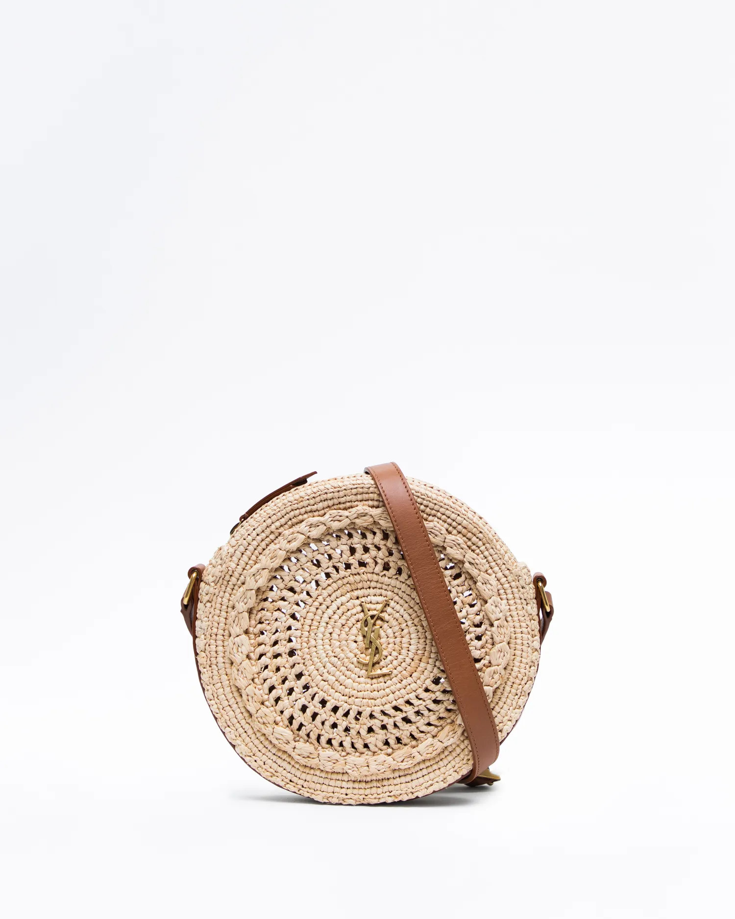 Raffia Sac Round Bag | Vivrelle