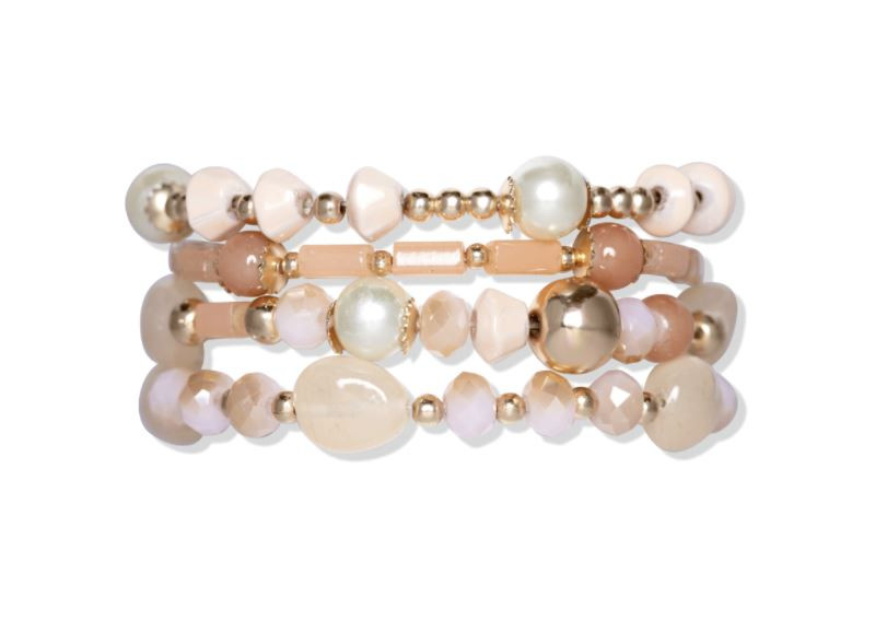 Pretty In Pink Bracelet Stack | Walmart (US)