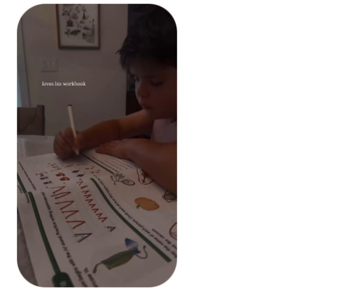 K to 1st summer workbook 📚