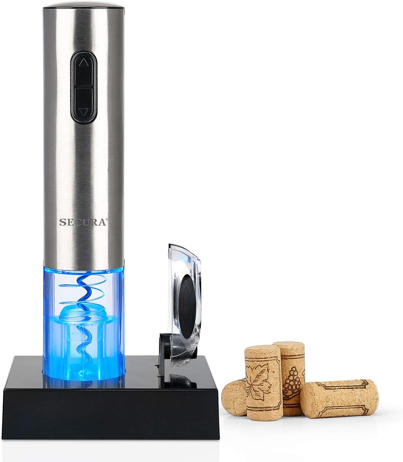 Secura Electric Wine Opener, Automatic Electric Wine Bottle Corkscrew Opener with Foil Cutter, Re... | Amazon (US)