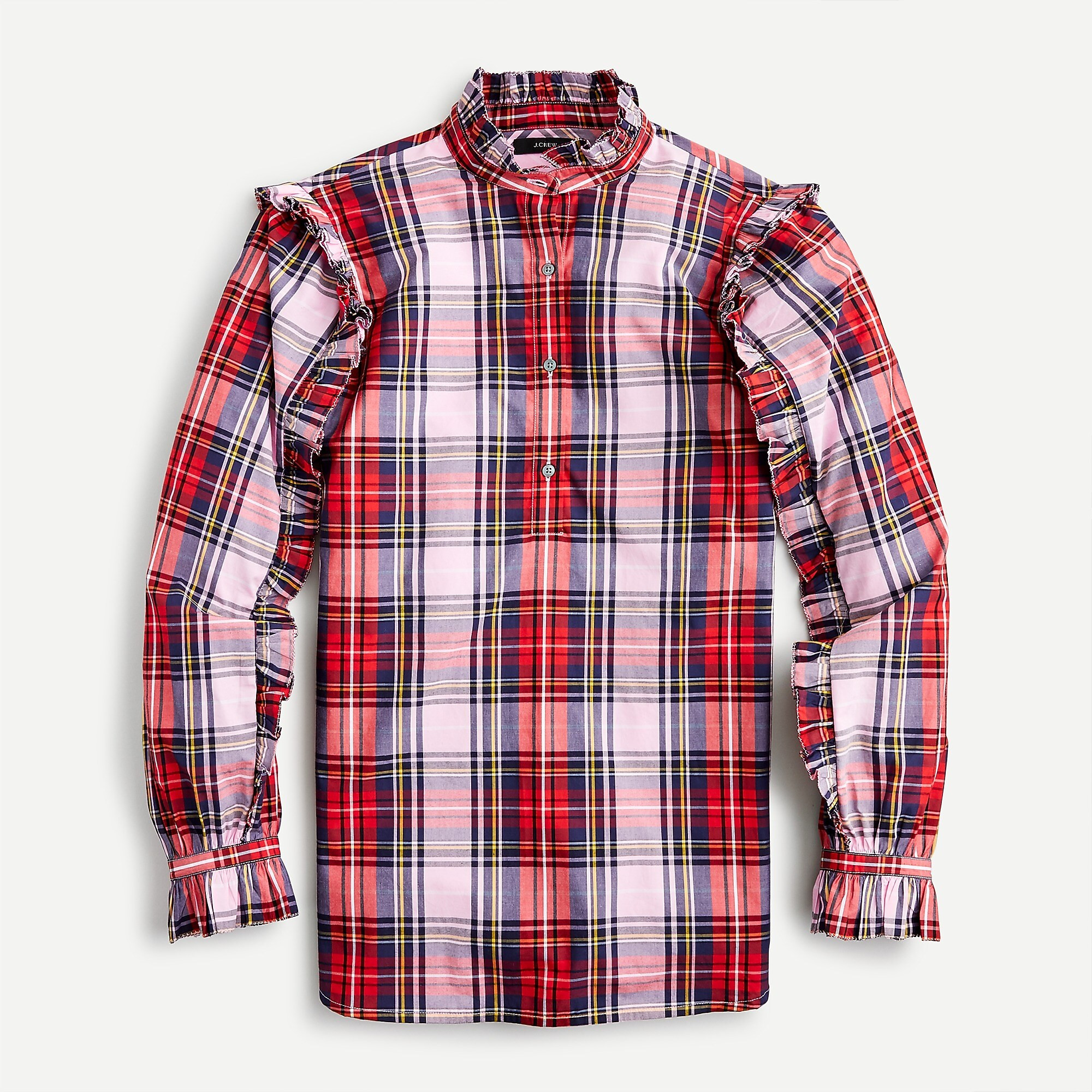 Classic-fit ruffle popover | J. Crew US