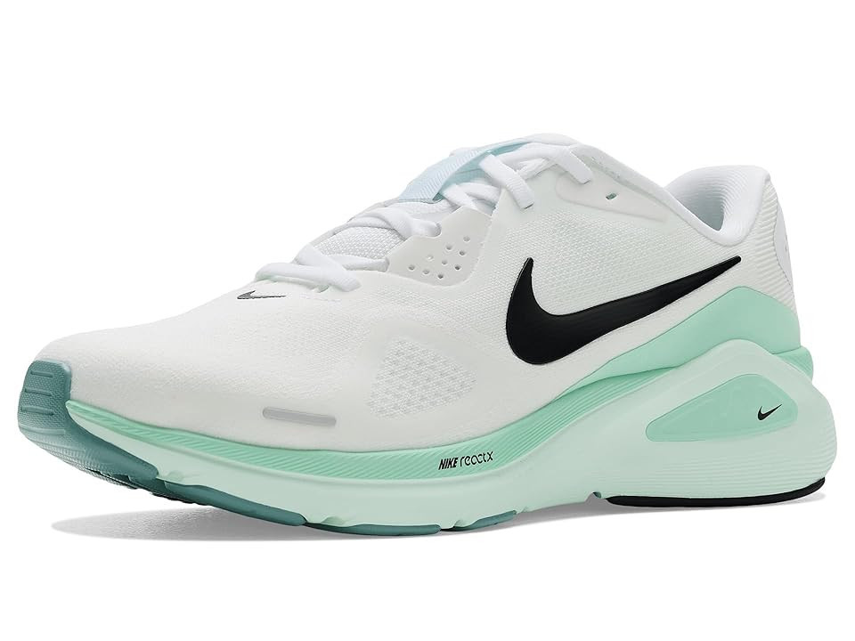 Nike Structure 26 Women's Shoes White/Black/Barely Green/Mint Foam/Cannon: 6.5 EE - Extra Wide | Zappos.com