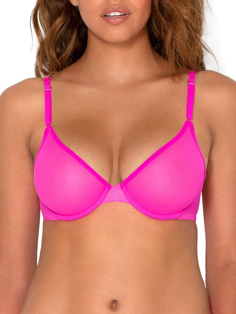 Smart & Sexy Women's Sheer Mesh Demi Underwire Bra | Amazon (US)
