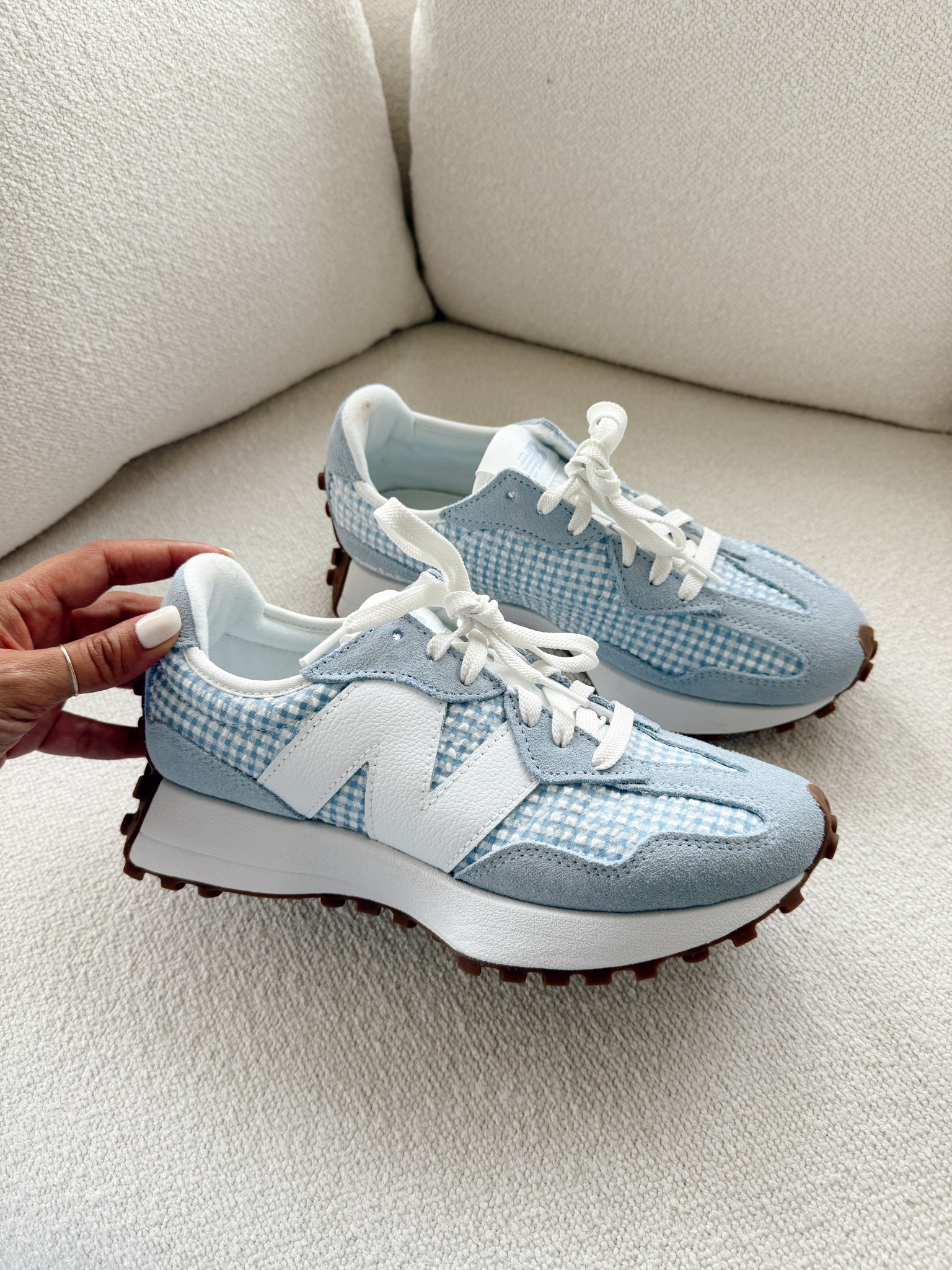 New Balance 327 Gingham Sneakers! New release!! 

#LTKootd #LTKTravel #LTKMothersDay