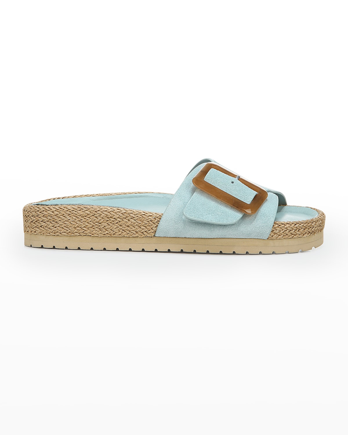 Grant Suede Buckle Resort Sandals | Neiman Marcus