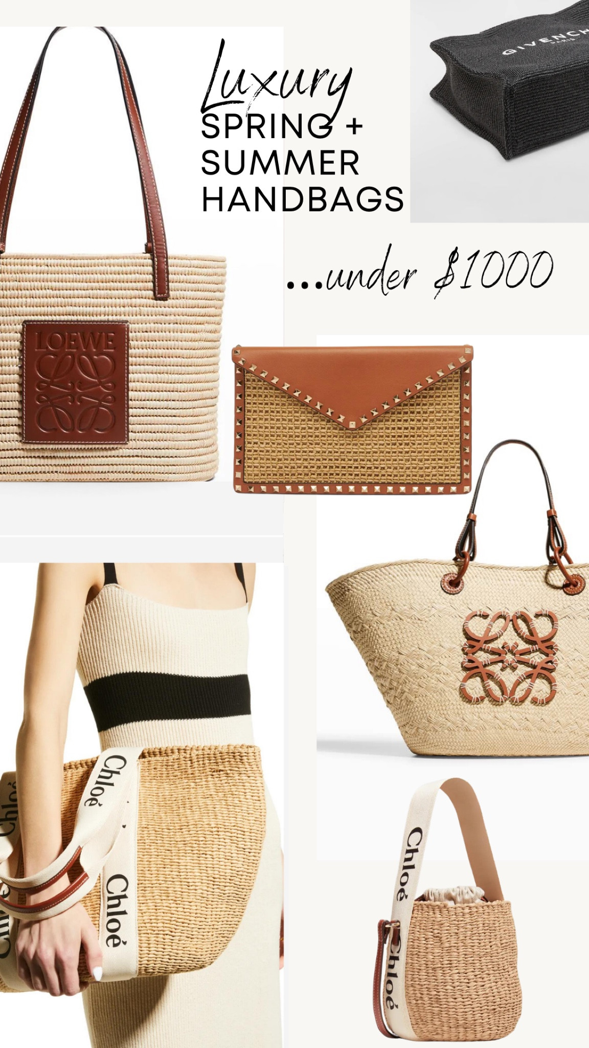 Luxury handbags that are perfect for summer UNDER $1000! (My favorite is the Chloe large basket, but I hear really great things about Loewe’s also!) 

These straw and rattan picks should stand the test of time 🌴 ☀️ 

#LTKitbag #LTKstyletip #LTKsalealert