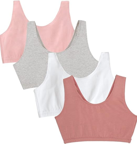 Fruit of the Loom Women's Built Up Tank Style Sports Bra Value Pack | Amazon (US)