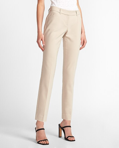 Low Rise Columnist Ankle Pant | Express