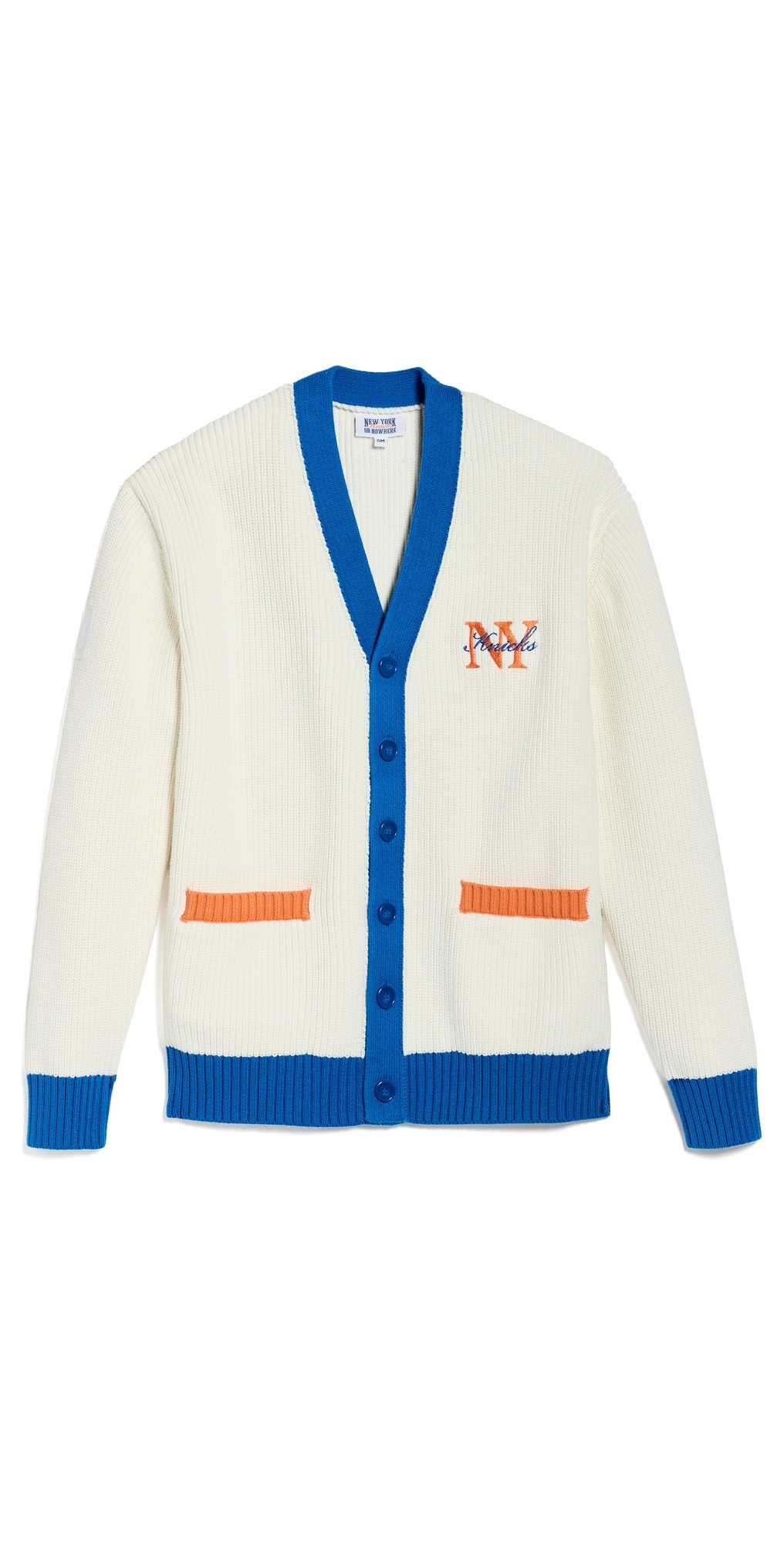 New York or Nowhere Knicks Rafters Cardigan Off White M | Shopbop