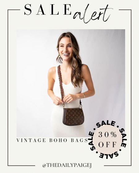 Vintage Boho Bags has 30% off your purchase for the LTK Sale and it is stackable with other promos! They’re bags are very cute, but I’ve had my eye on the LV bag that can be worn different ways. This is a great way to get a designer bag on sale! 

#LTKsalealert #LTKstyletip #LTKSale