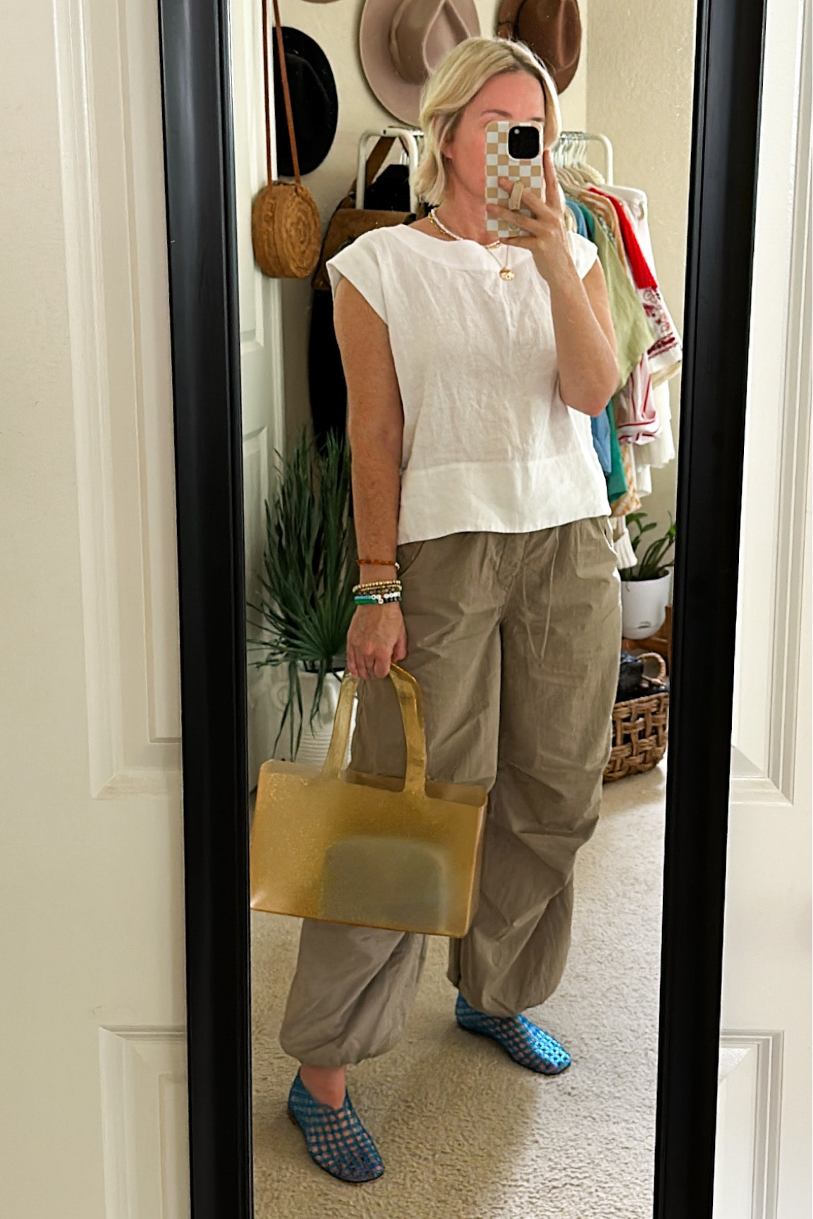 Parachute + Linen + Jellies 🤎🤍🩵

#LTKStyleTip #LTKSeasonal #LTKOver40