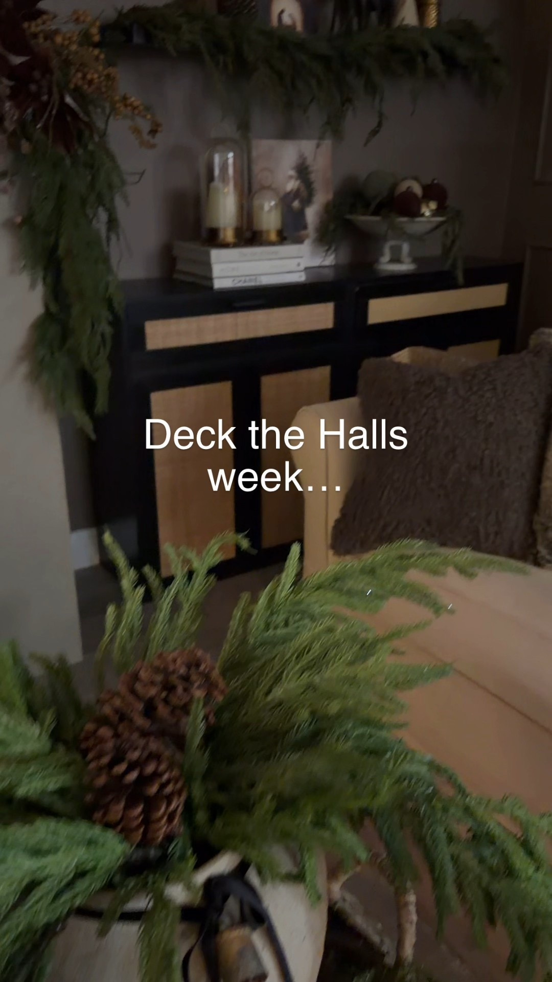 Christmas shelf styling inspiration - garland, Christmas trees, reindeer, Christmas village houses Christmas decor, Christmas home decor accents, holiday decor 

#LTKSeasonal #LTKHome #LTKHoliday