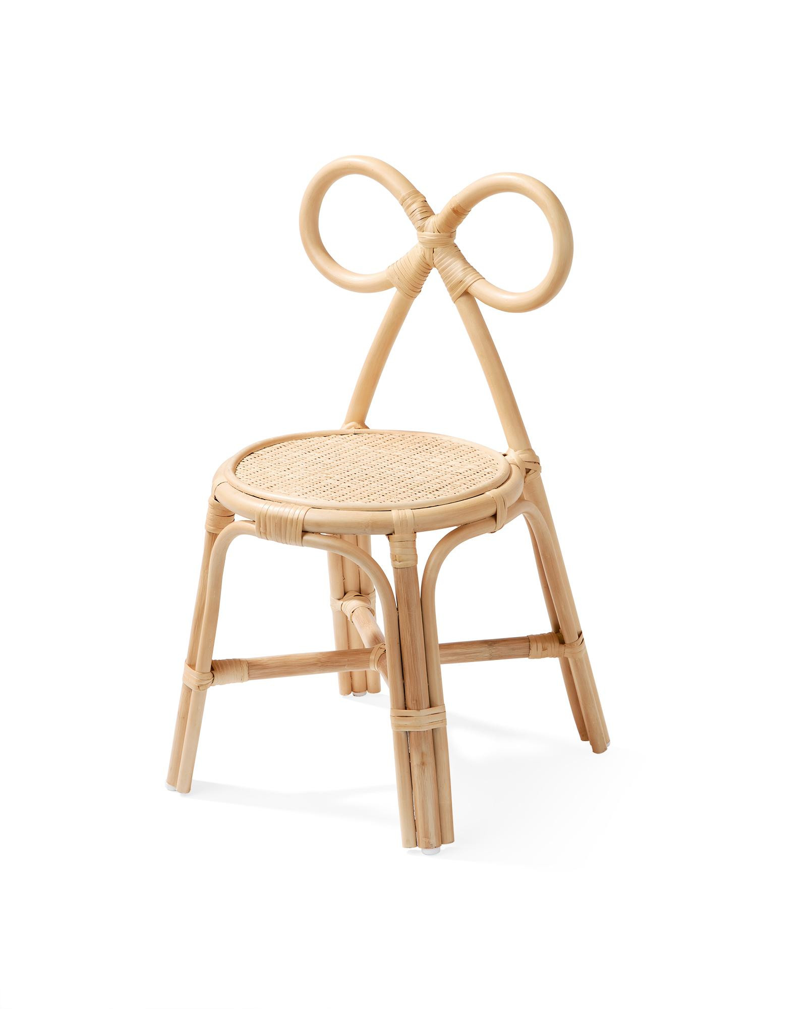 Bow Rattan Play Chair | Serena and Lily