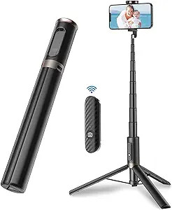 Amazon.com: TONEOF 60" Cell Phone Selfie Stick Tripod,Smartphone Tripod Stand All-in-1 with Integ... | Amazon (US)