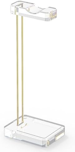 GEEKRIA Acrylic Headphones Stand, Headset Holder for Office Accessories, Clear Acrylic with Gold-... | Amazon (US)