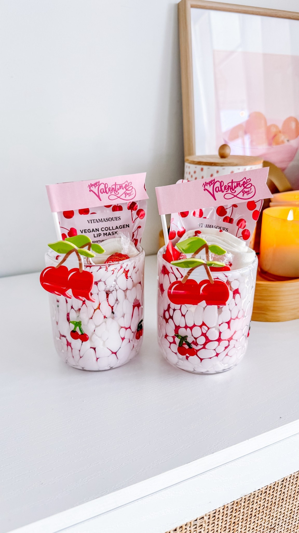 Cherry gift for the girlies! Gimme all the cherries this time of year! 