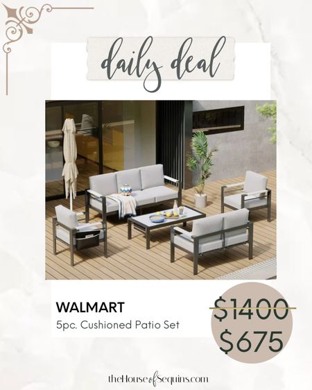 Shop Walmart patio deals! 