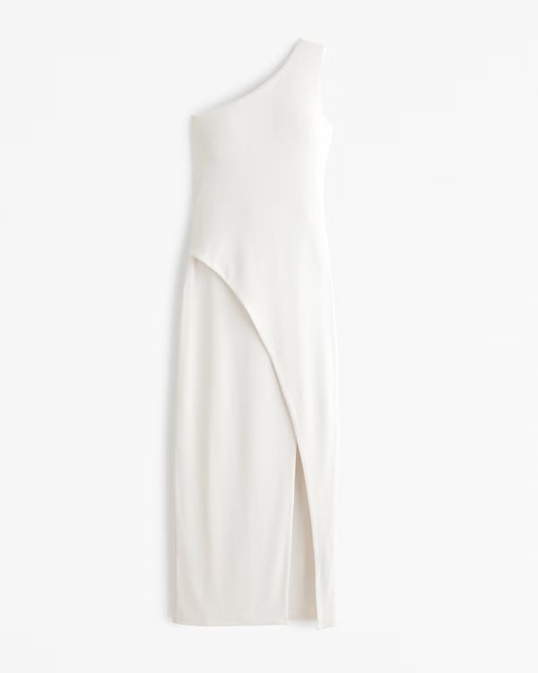 One-Shoulder Knit Maxi Dress | Abercrombie & Fitch (US)