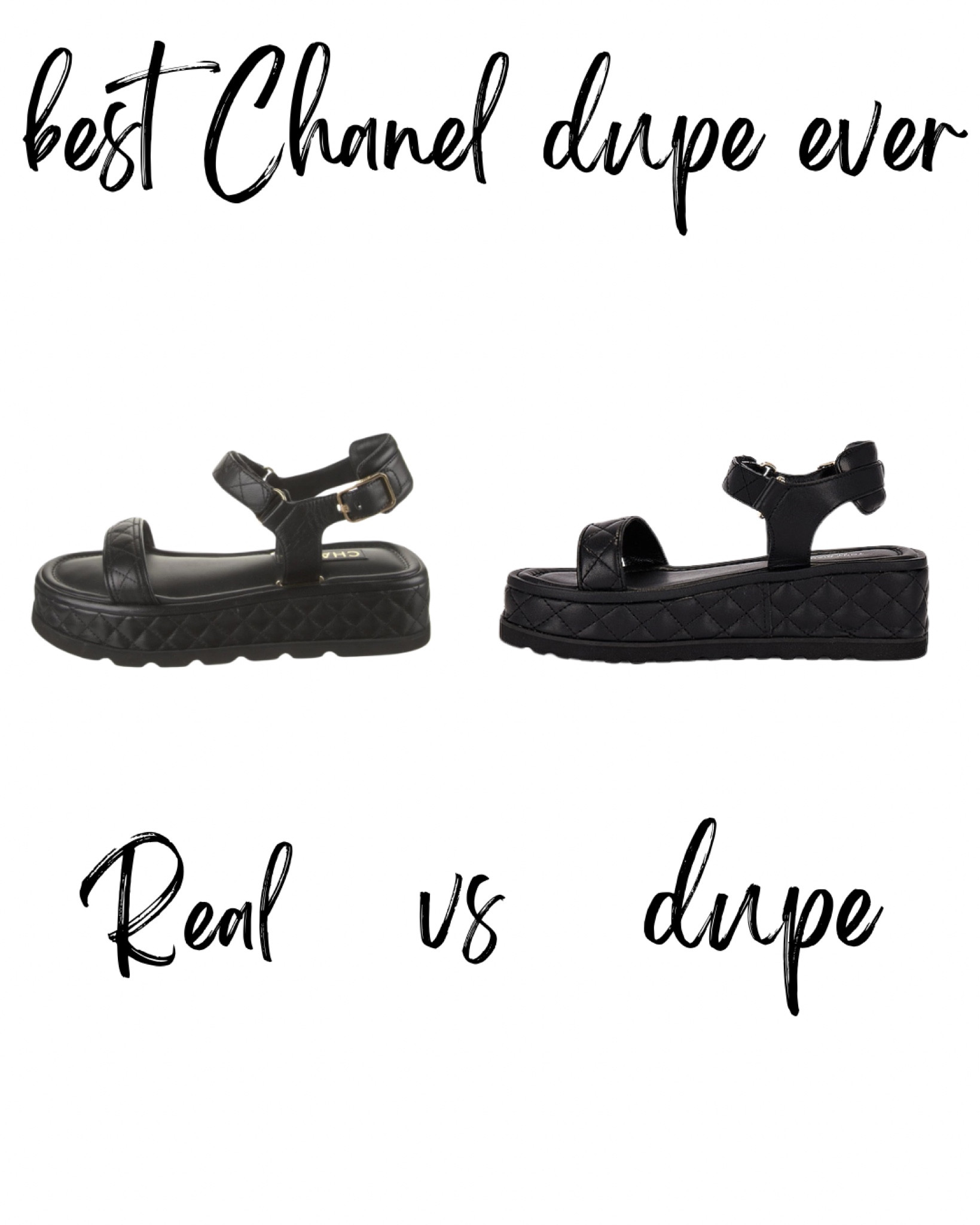 I own the real Chanel ones and these are identical!! They came out after I got mine. And bonus- they are in sale!! Soooo good! And on sale! 

#LTKover40 #LTKshoecrush #LTKfindsunder100
