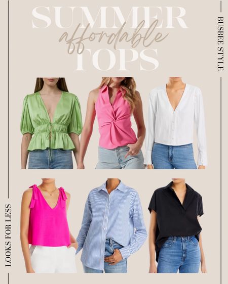 Gorgeous summer tops under $65!!! 

One of the easiest outfit combos to try come spring and summer is a cute top and a pair of white jeans. So, having a collection of chic tops on hand to pair with your favorite white jeans will make getting dressed effortless and easy! 

These 6 tops (more linked below!) are not only beautiful, lightweight summer basics, they're also majorly affordable...  each is UNDER $65 + some are also on SALE!!!

~Erin xo 

#LTKunder100 #LTKSeasonal #LTKstyletip