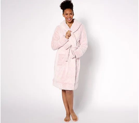 Berkshire Homewear Wellsoft Shawl Collar Robe - QVC.com | QVC