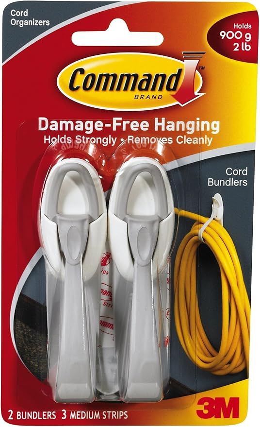 Command Cord Bundlers, White, 3-Pack | Amazon (US)