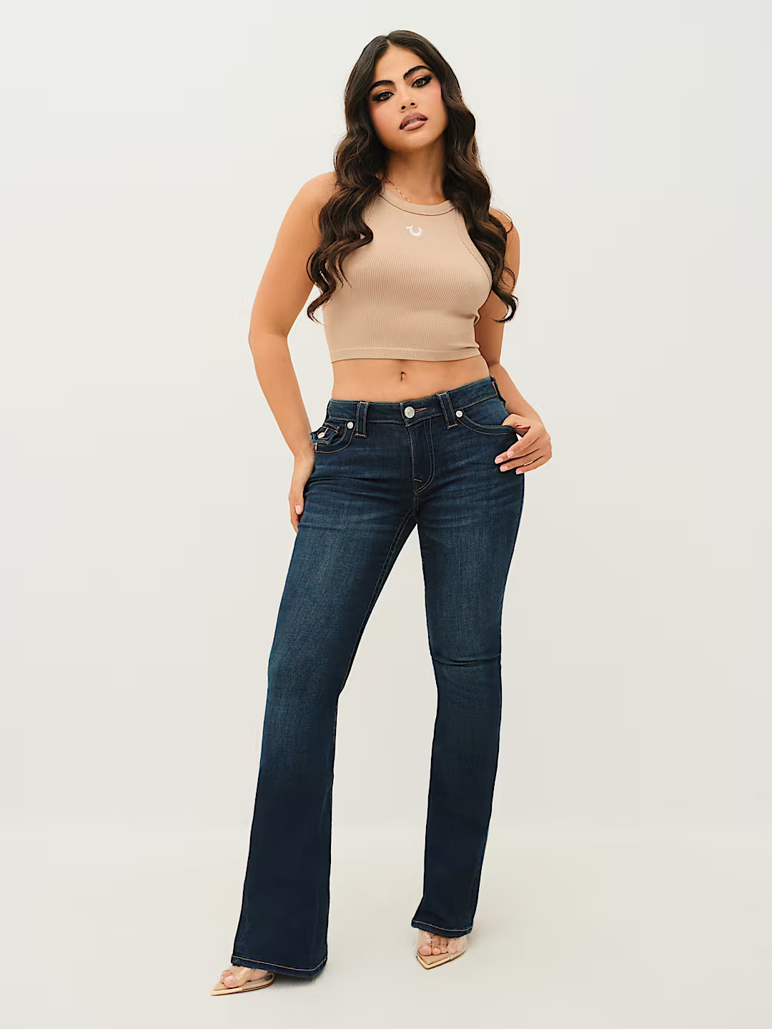 JOEY MID RISE FLAP FLARE JEAN | True Religion