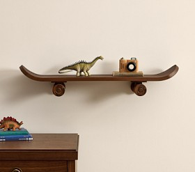Skateboard Shaped Shelf (32"x 6") | Pottery Barn Kids