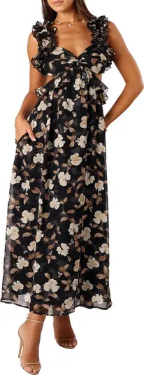 Lucah Floral Ruffle Maxi Dress | Nordstrom