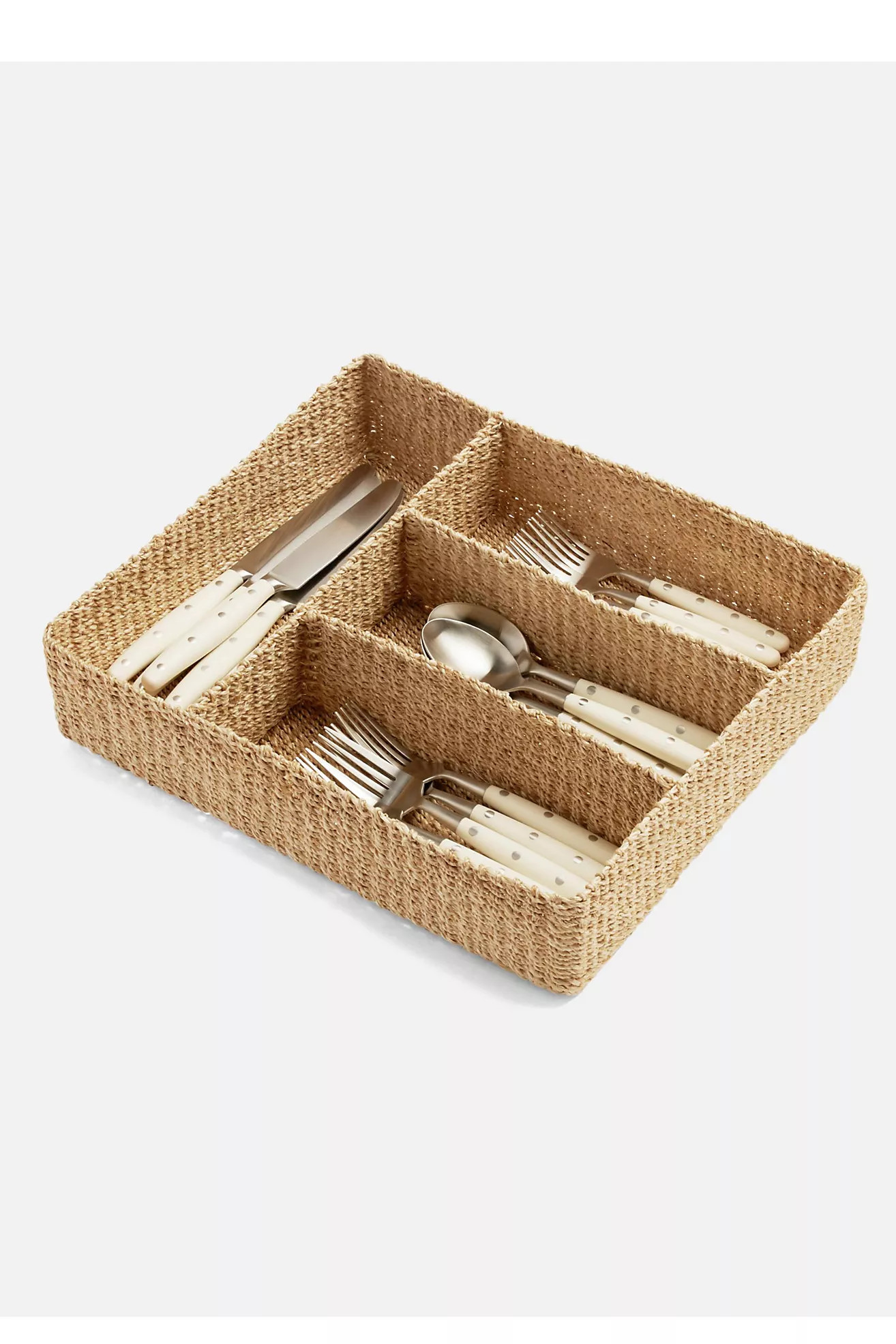 Blue Pheasant Voru Flatware Tray | Anthropologie (US)