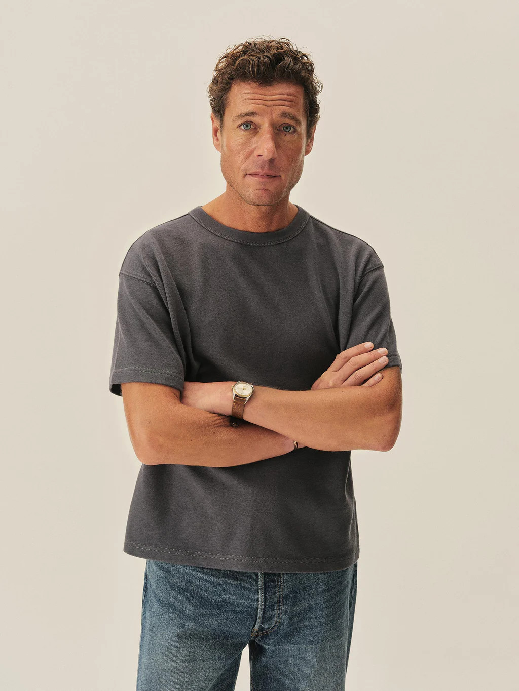 Seal Blue Field-Spec 90s Boxy Heavy Tee - Buck Mason- Modern American Classics | Buck Mason